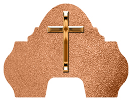 DARAY-L-510-CP-SH-CP Copper Single Cross Shimmer Copper